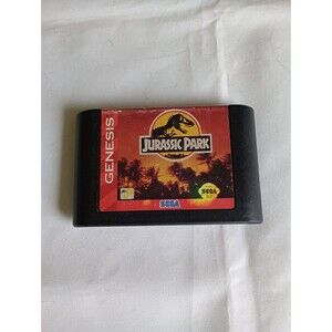 Jurassic Park Sega Genesis Game Cartridge - Authentic Tested Working 1993